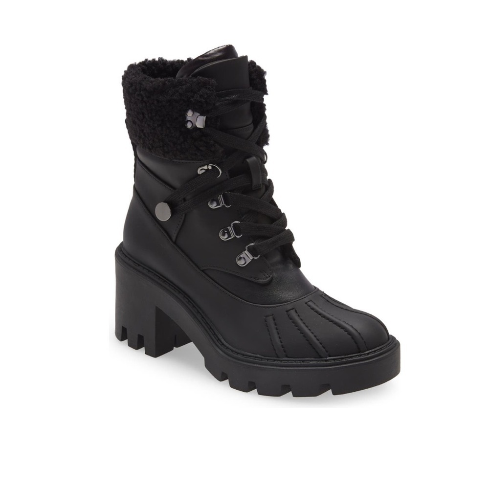 Steve Madden Northern Faux Fur Trim‎ Boot